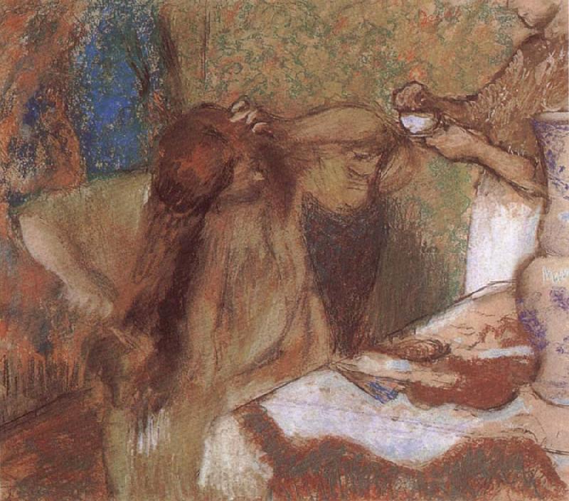 Edgar Degas Breakfast oil painting image